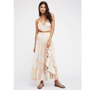 Free People 2 piece maxi dress set